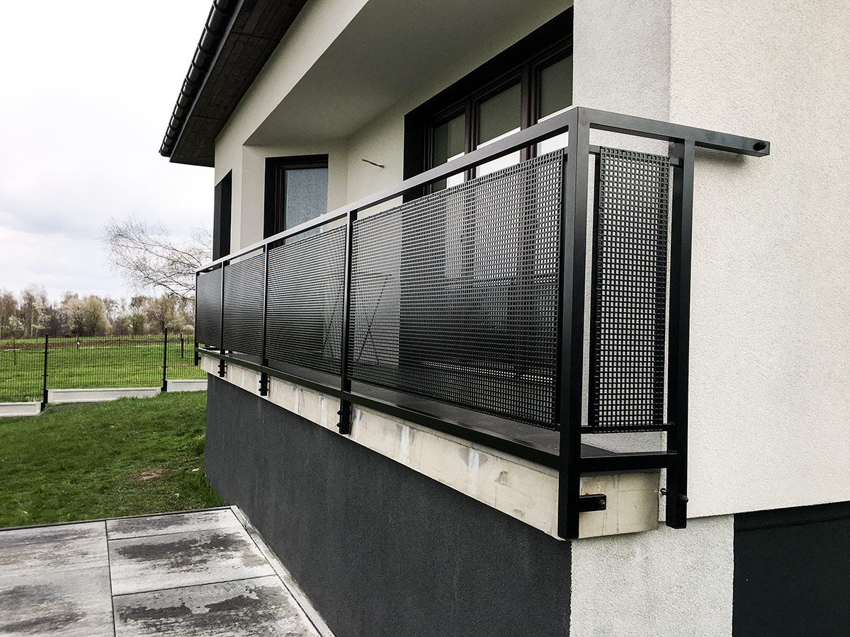 Balustrady aluminiowe balkonowe od pruducenta na wymiar