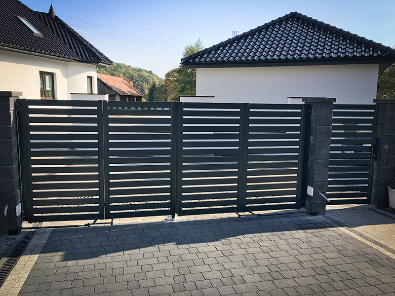 nowoczesne ogrodzenie aluminiowe
